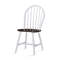 Dining Side Chiars Set Of 2 With Wooden Frame And Slat Back