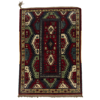 Bordjalu One-of-a-Kind 4' X 6' Hand Knotted Area Rug