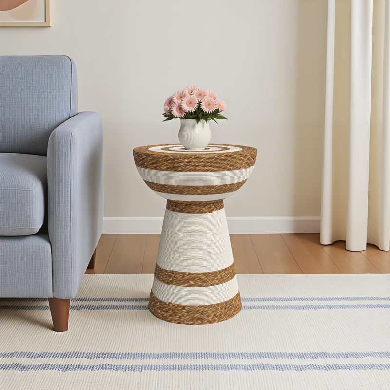 Kinslee Iron Top End Table