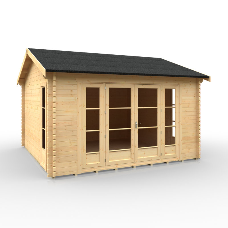 The Balinese Tongue & Groove Log Cabin 14x14w