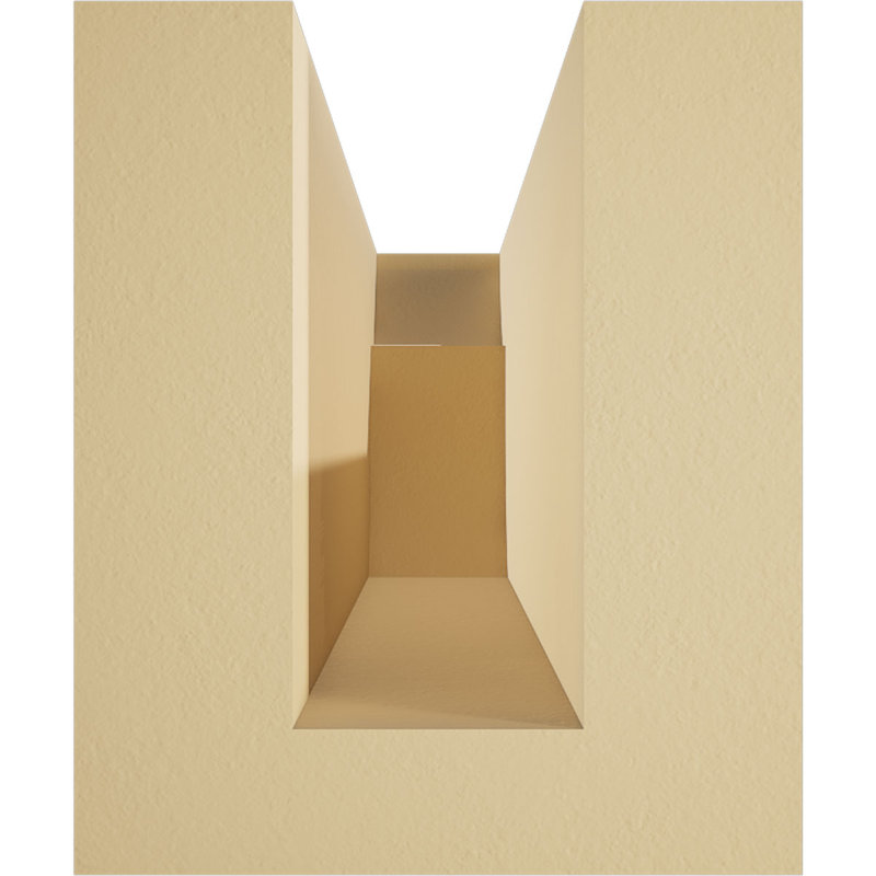 Crestline Signature Urethane Rafter Tail, Primed Tan, 6" H x 24" W x 5" D