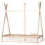 Lit plateforme en bois massif Khwaja-755871425