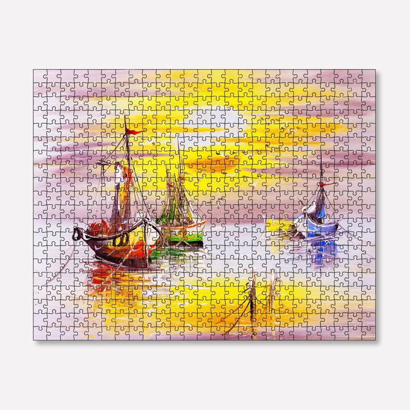 1000-Piece Jigsaw Puzzle, 26.8 x 18.9 inches | High-Quality 100% Cardboard, Vibrant Design | Perfect for Family Fun, Stress Relief & Educational Play | Gift for Adults & Kids | Box Size: 13.2 x 9.1 x 2.0 inches