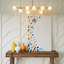 Toile, un design plat à plat vibrant et ludique mettant en vedette un art mural de fournitures scolaires colorées et d'outils éducatifs sur toile éparpillée-346435048