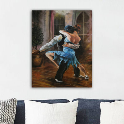 Peinture sur toile tendue
