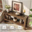 Console en bois à 2 niveaux 62,99 po Farmhouse