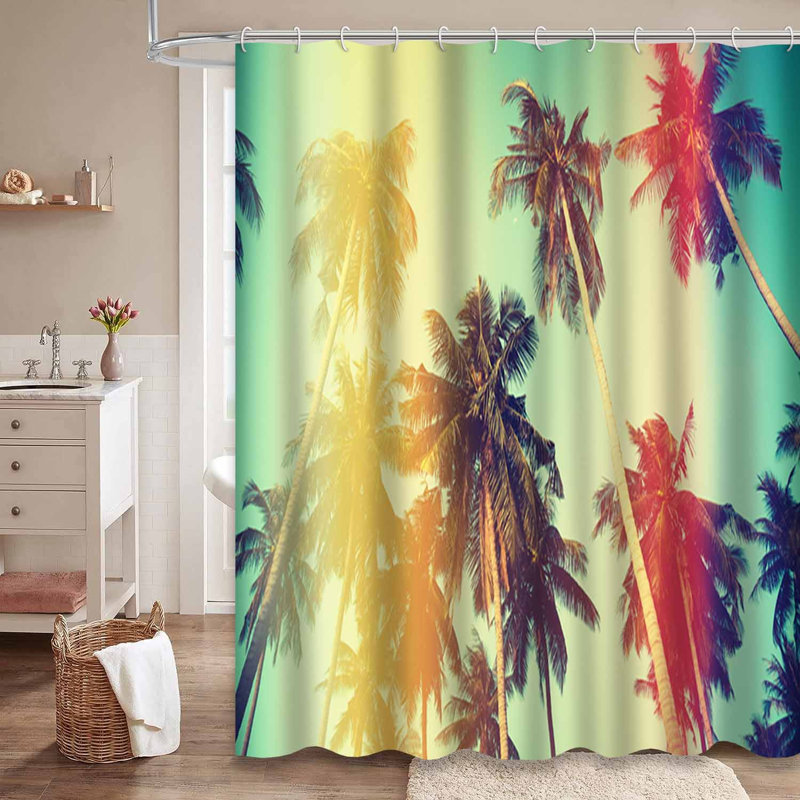 Rideau de douche Palm Beach, L 72 po x l 72 po