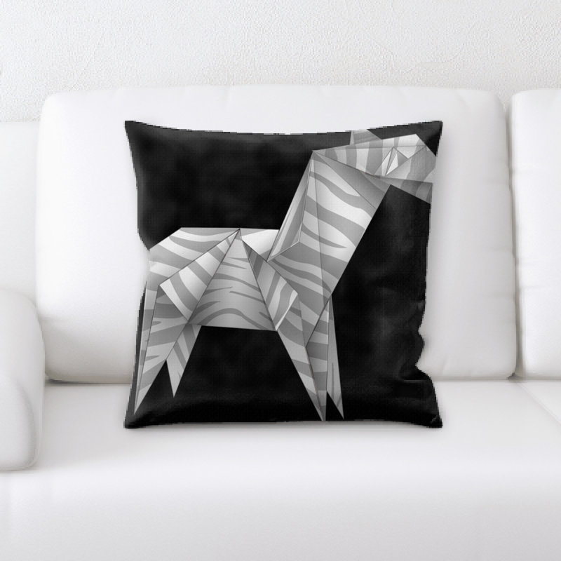 Coussin décoratif origami