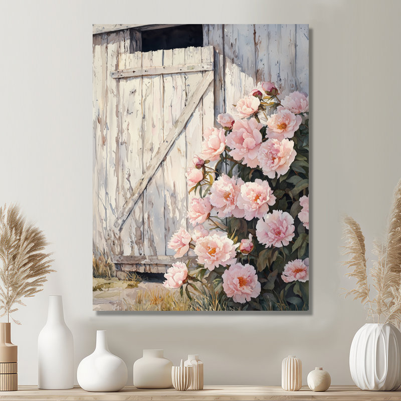 Catarina - Floral Canvas Wall Art, Ne s'applique pas, Toile tendue, H 20 po x l 12 po