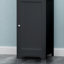 Grande armoire de rangement pour salle de bain avec tablettes ouvertes et porte simple Roomfitter-116655611