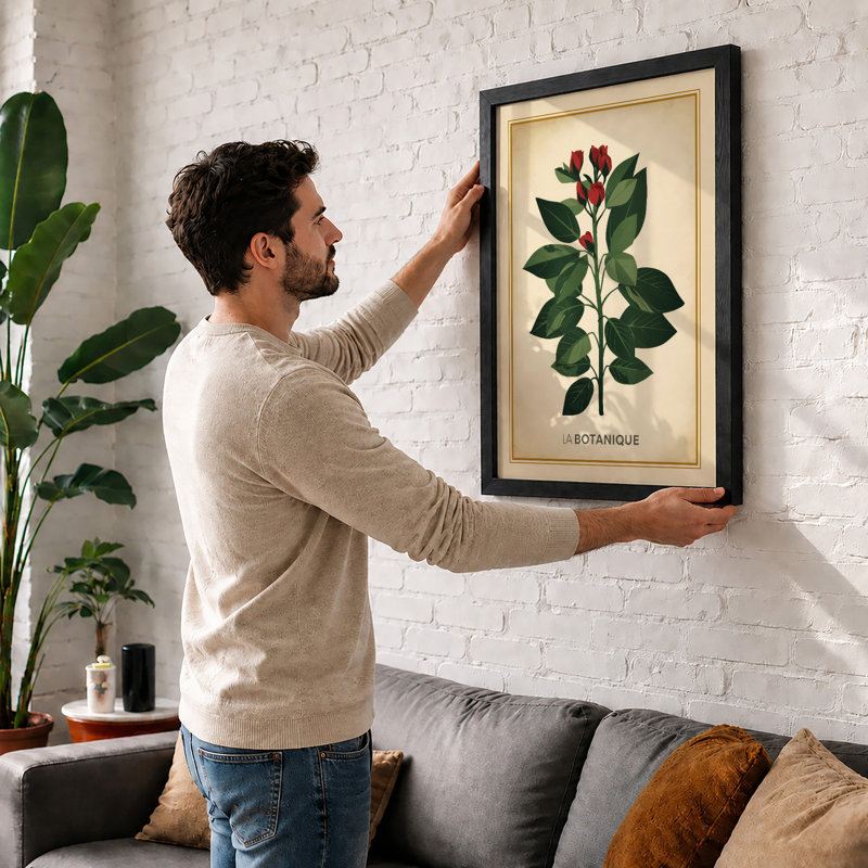 Specimen Botanical - Print, A2 - 59.4 x 42.0 cm, Walnut