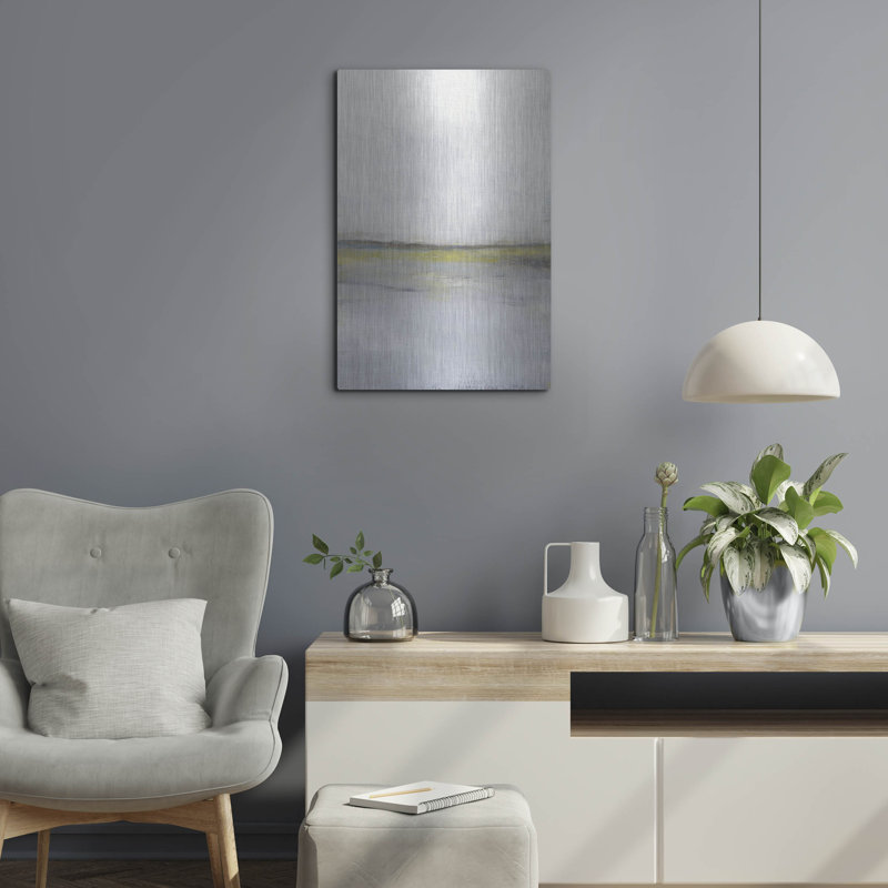 Art mural en métal «Drift and Dusk No. 2» par Michelle Oppenheimer, H 24 po x l 16 po