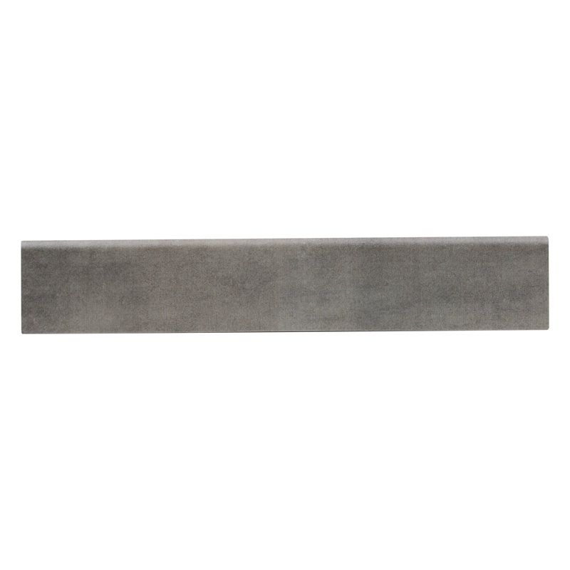 Carreau de faïence en porcelaine mat 3 po x 18 po Gridscale, Ardoise