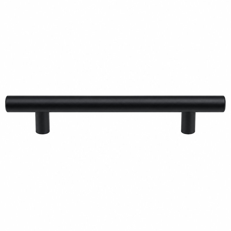 Stainless Steel Modern Drawer Pulls, Cabinet Hardware Multipack for Kitchen, Dresser & Bathroom Vanity（10pack）, Noir mat
