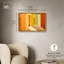 Art mural moderne géométrique moderne à blocs de couleur orange par Art Remedy-102500648-102500666
