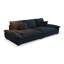 Canapé modulaire en chenille noire-384830444