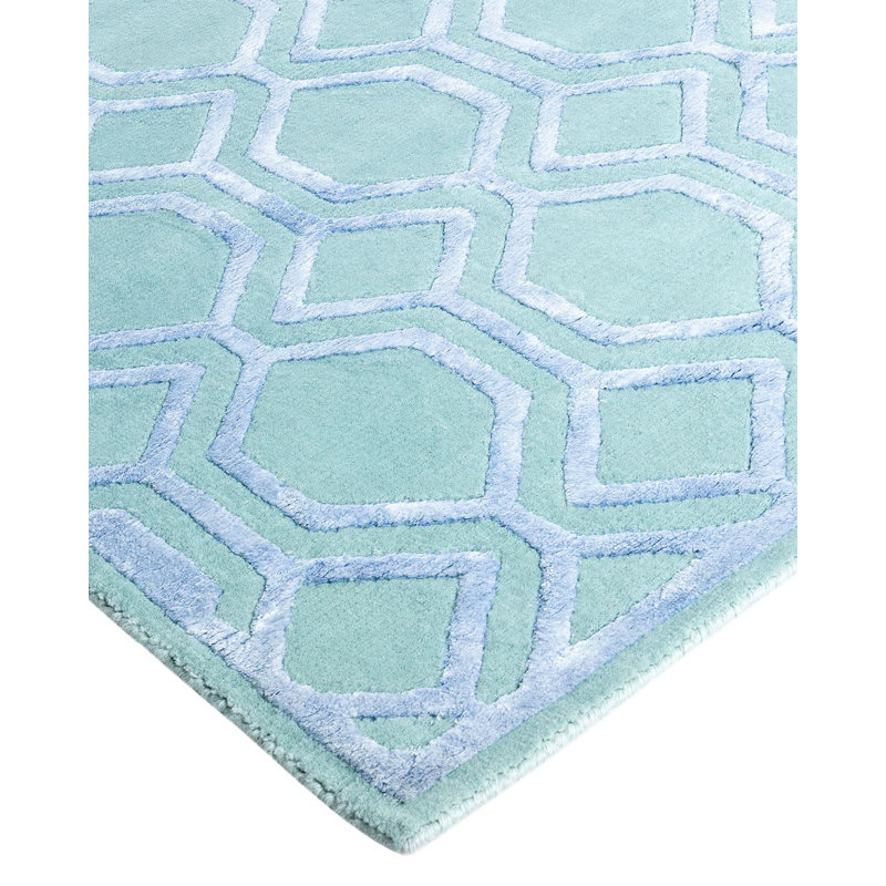 Overdyed One-of-a-Kind 9' 3" X 12' 1" Hand Knotted Area Rug