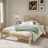Queen Wood Peters Frame With 27.5" H Headboard
