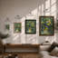 Lemon Tree with Birds Botanical - Framed Print-314990920-314990926