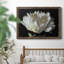 Pivoine blanche - Reproduction d'art sur toile encadrée-1176643697-1176643696
