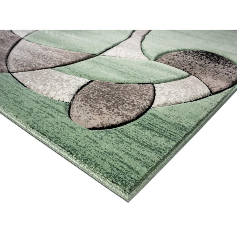 Nekizia Abstract Indoor Rug, Rectangle 2'1" x 3'3"