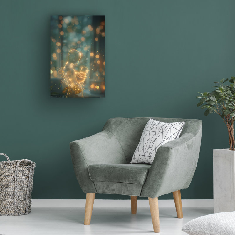 Art sur toile nouveau-né bolologien R3darch0n, H 19 po x l 12 po