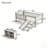 Low Loft Bed For Kids With Slide, Movable Bookshelf Storage, And Guardrails, Ideal For Fun And Safety In Small Spaces-1143861943