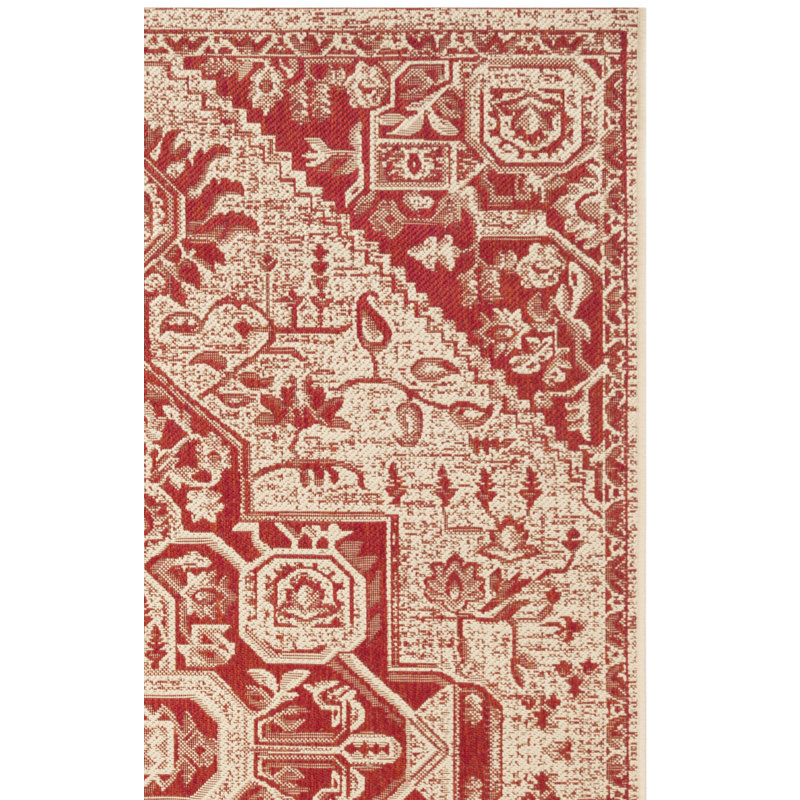 Donivin 100 Performance Oriental Indoor/Outdoor Area Rug, Rectangle 6'7" X 9'2"