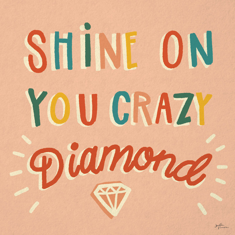 Shine On I, H 12 po x l 12 po, Oui, Cadre simple noir