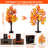 fall maple tree,48 LED lights,battery operated,timer,acorn,Thanksgiving decorations