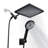 Adjustable 12" Rectangular High Pressure Dual Shower Head with 6-Spray Handheld Shower with Filter-110379265
