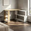 L-Shaped MDF Computer Desk