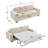 Alden 91" Upholstered Sofa Bed-471111403