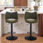 Tabouret de bar pivotant à hauteur réglable Tabouret de bar moderne en similicuir avec structure en métal-136954033