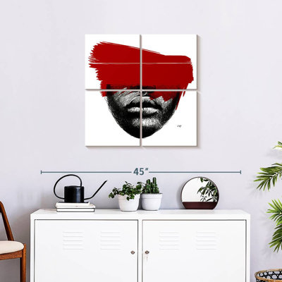 Leisha Black White Red