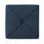 Carré en bleu marine - siège supplémentaire en tissu et repose-pieds pour vous 17 po x 16,5 po sans assemblage requis avec une housse bleue