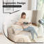 Canapé-lit Boneless avec canapé-lit pliable avec matelas et coussin de sol avec dossier pour salon / dortoir / chambre d'amis / bureau à domicile-1455850885