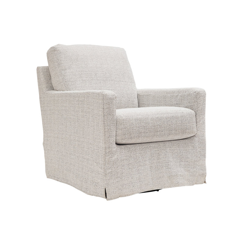 Aughnahoy Swivel Armchair, Ivory