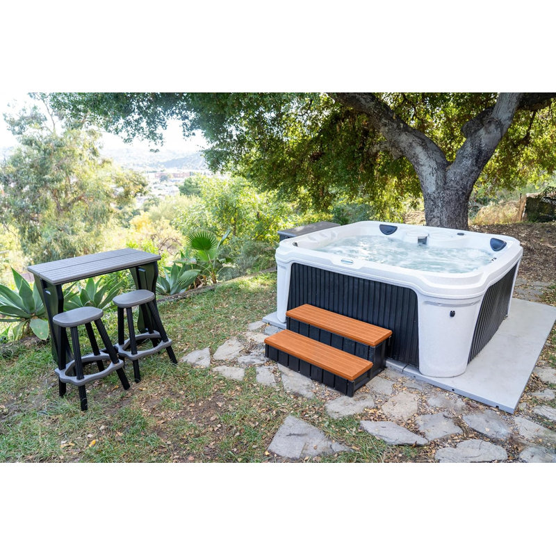 Confer Plastics 36" Deluxe Spa Step, Redwood