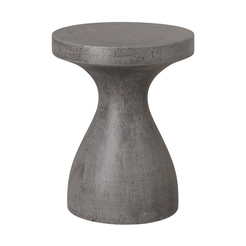 Pot à fleurs en ciment, Gris, H 20 po x l 16 po x P 16 po