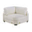 Fauteuil LAF beige modulaire en velours côtelé 6 pièces