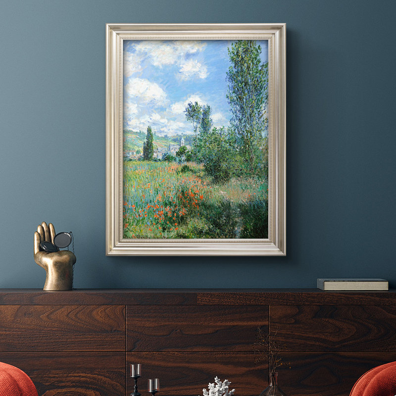 Vue de la toile de qualité supérieure de Vétheuil, prête à être accrochée, H 36 po x l 24 po x P 2,5 po