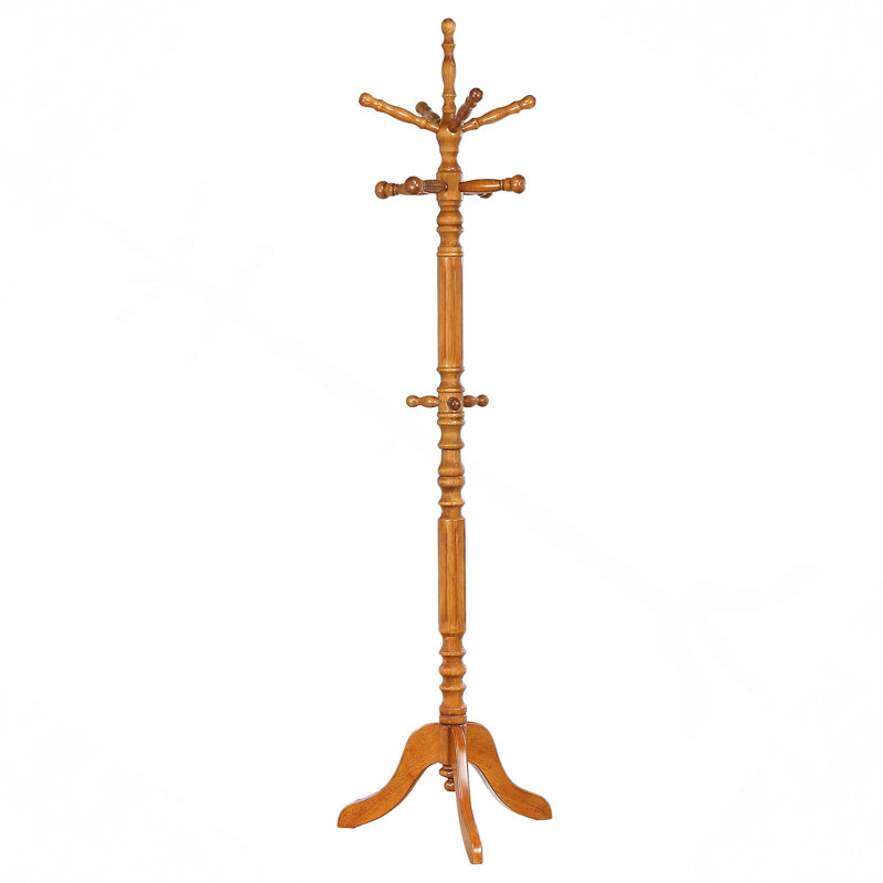 Cosman 11-Hook Freestanding Coat Rack With Hanger