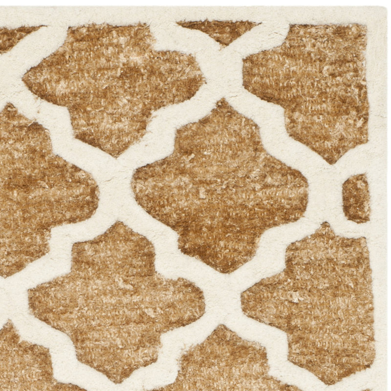 Precious Hand Tufted Performance Geometric Rug, Rectangle 4' x 6'