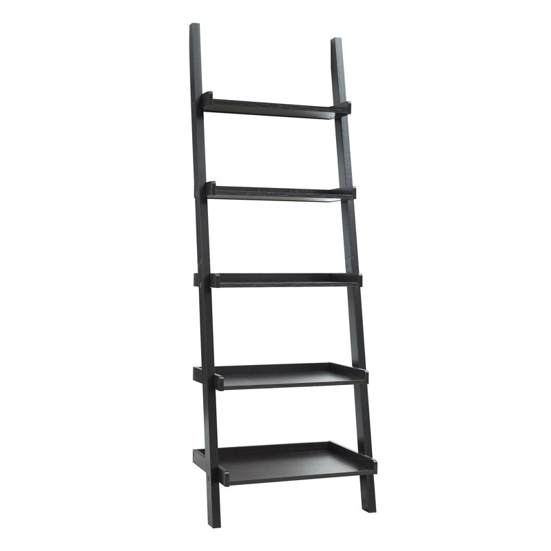 5-Shelf Bookcase In - Modern Living Room Feature 5 Shelves, Decor