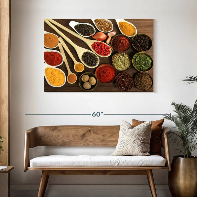 Yarlin Spice Collection, 30" H x 45" W