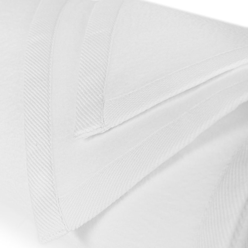 Finnley 100% Cotton Blanket, white/ white, Queen