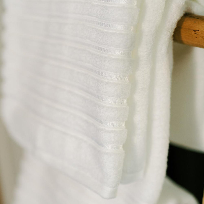 Kensey 100% Cotton Hand Towel, White