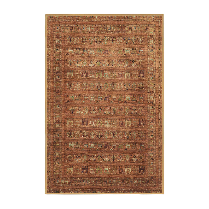 Abstract Indoor Rug, Rectangle 7' x 10'