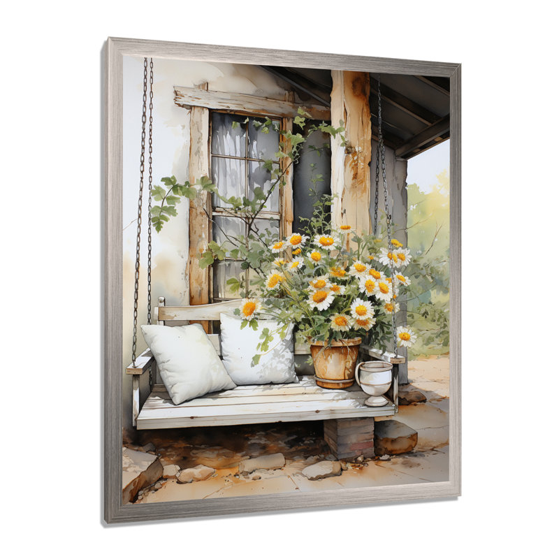 Verlis Farmhouse Gentle Breeze III, H 32 po x l 16 po x P 1 po, Argent